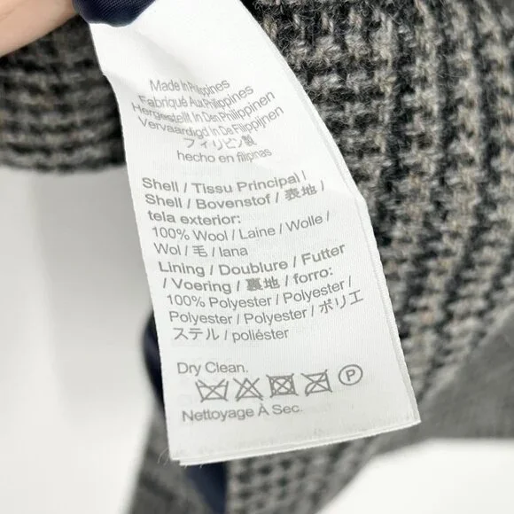 J. Crew Willa Blazer in Houndstooth Wool Size 2 - Picture 9 of 9